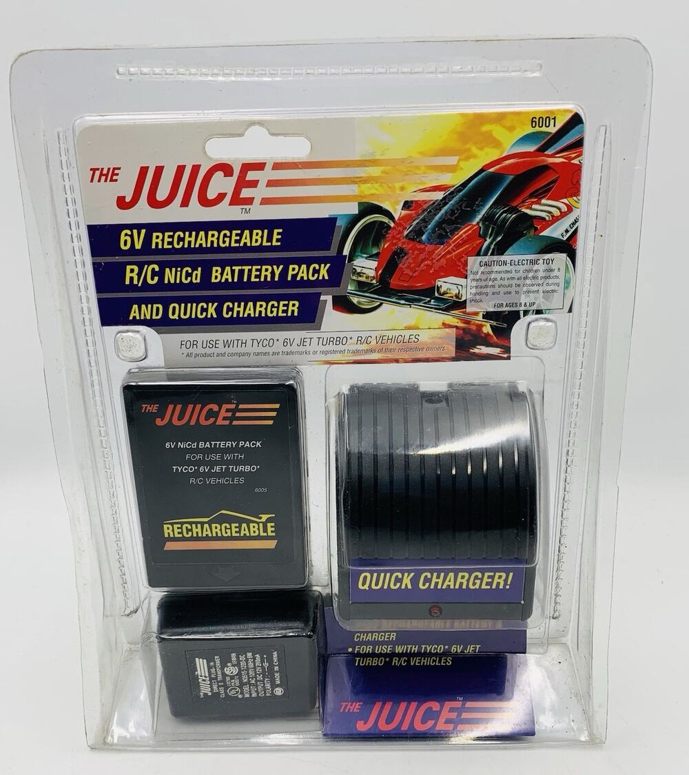 NOS The Juice 6V RC Battery Charger #6001 For Tyco Sealed.